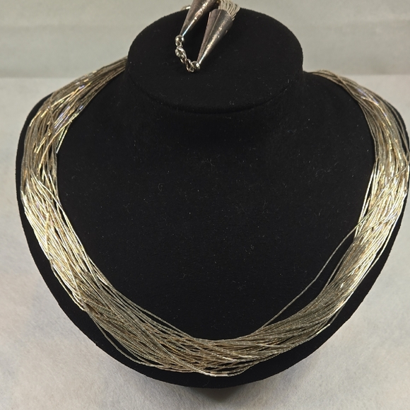 Jewelry - Silver Multi-Strand Choker Necklace